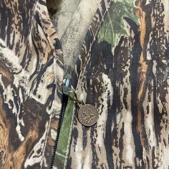 Vintage RealTree Sports A Field Vest Adult Large Camouflage Shooter Mens Hunters - Picture 3 of 8